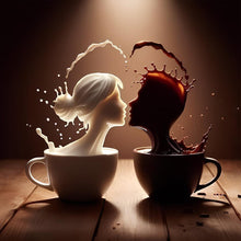 Load image into Gallery viewer, Diamond Painting - Full Round - Dancer On Coffee (40*40CM)