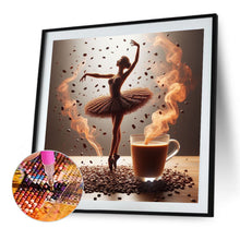 Load image into Gallery viewer, Diamond Painting - Full Round - Dancer On Coffee (40*40CM)