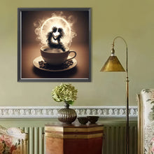 Load image into Gallery viewer, Diamond Painting - Full Round - Dancer On Coffee (40*40CM)