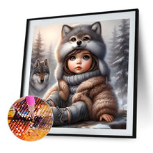 Load image into Gallery viewer, Diamond Painting - Full Round - Cute Big-Eyed Girl (30*30CM)