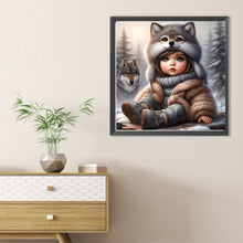 Load image into Gallery viewer, Diamond Painting - Full Round - Cute Big-Eyed Girl (30*30CM)