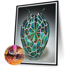 Load image into Gallery viewer, Diamond Painting - Full Round - Green vase (30*40CM)