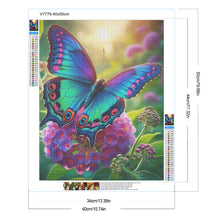 Load image into Gallery viewer, Diamond Painting - Full Round - Butterfly (40*50CM)