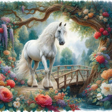 Load image into Gallery viewer, Diamond Painting - Full Round - Horse (40*40CM)