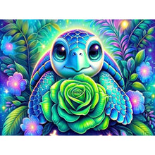 Load image into Gallery viewer, Diamond Painting - Full Round - Rose Turtle (40*30CM)
