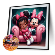Load image into Gallery viewer, Diamond Painting - Full Round - Mickey Mouse Girl (40*40CM)