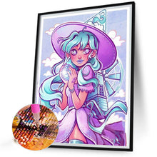 Load image into Gallery viewer, AB Diamond Painting - Full Round - Cute Witch (40*50CM)