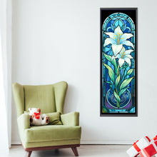 Load image into Gallery viewer, AB Diamond Painting - Full Round - Lily Glass Painting (30*90CM)
