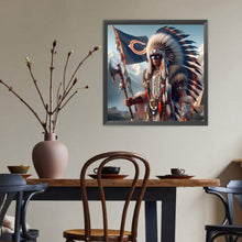 Load image into Gallery viewer, Diamond Painting - Full Round - Indians (40*40CM)