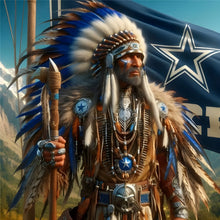 Load image into Gallery viewer, Diamond Painting - Full Round - Indians (40*40CM)