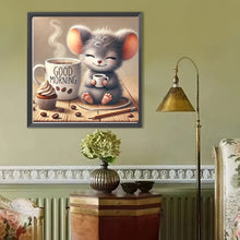 Load image into Gallery viewer, Diamond Painting - Full Round - Good Morning Mouse (40*40CM)