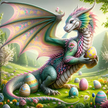 Load image into Gallery viewer, Diamond Painting - Full Round - Egg Dragon (40*40CM)