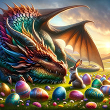 Load image into Gallery viewer, Diamond Painting - Full Round - Egg Dragon (40*40CM)