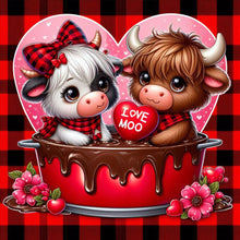 Load image into Gallery viewer, Diamond Painting - Full Round - Love Yak (40*40CM)