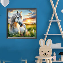 Load image into Gallery viewer, Diamond Painting - Full Round - Grassland Horse (40*40CM)
