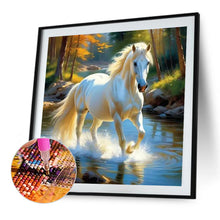 Load image into Gallery viewer, Diamond Painting - Full Round - Horse In The River (40*40CM)