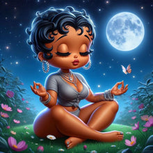 Load image into Gallery viewer, Diamond Painting - Full Round - Dark-Skinned Girl (40*40CM)