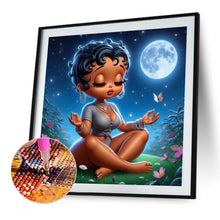 Load image into Gallery viewer, Diamond Painting - Full Round - Dark-Skinned Girl (40*40CM)