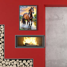 Load image into Gallery viewer, Diamond Painting - Full Round - Running Horse (35*50CM)
