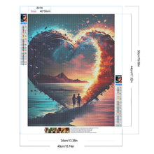Load image into Gallery viewer, Diamond Painting - Full Round - Romantic Love (40*50CM)