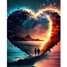 Load image into Gallery viewer, Diamond Painting - Full Round - Romantic Love (40*50CM)