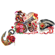 Load image into Gallery viewer, Navigation 5D DIY Wooden Door Topper Diamond Painting Door Corner Decor