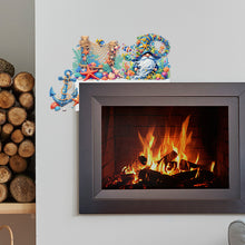 Load image into Gallery viewer, Ocean Goblin 5D DIY Wooden Door Topper Diamond Painting Door Corner Decor