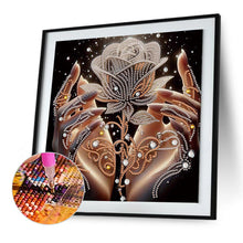 Load image into Gallery viewer, Diamond Painting - Partial Special Shaped - Dreamlike Rose (30*30CM)