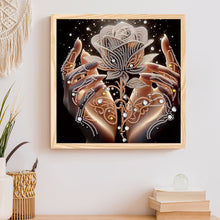 Load image into Gallery viewer, Diamond Painting - Partial Special Shaped - Dreamlike Rose (30*30CM)