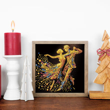 Load image into Gallery viewer, Diamond Painting - Partial Special Shaped - Elegant Dancing Woman (30*30CM)