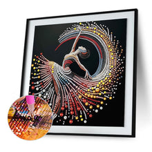 Load image into Gallery viewer, Diamond Painting - Partial Special Shaped - Elegant Dancing Woman (30*30CM)