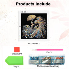 Load image into Gallery viewer, Diamond Painting - Partial Special Shaped - Elegant Dancing Woman (30*30CM)