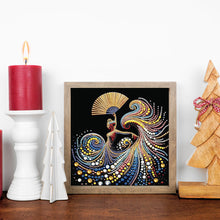Load image into Gallery viewer, Diamond Painting - Partial Special Shaped - Elegant Dancing Woman (30*30CM)