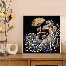 Load image into Gallery viewer, Diamond Painting - Partial Special Shaped - Elegant Dancing Woman (30*30CM)