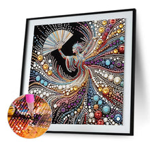 Load image into Gallery viewer, Diamond Painting - Partial Special Shaped - Elegant Dancing Woman (30*30CM)