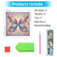 Load image into Gallery viewer, Diamond Painting - Partial Special Shaped - Butterfly (30*30CM)