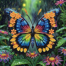 Load image into Gallery viewer, Diamond Painting - Partial Special Shaped - Butterfly (30*30CM)