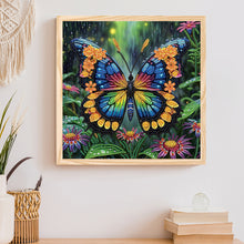 Load image into Gallery viewer, Diamond Painting - Partial Special Shaped - Butterfly (30*30CM)