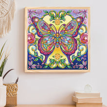 Load image into Gallery viewer, Diamond Painting - Partial Special Shaped - Butterfly (30*30CM)