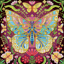 Load image into Gallery viewer, Diamond Painting - Partial Special Shaped - Butterfly (30*30CM)