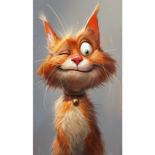 Load image into Gallery viewer, Diamond Painting - Full Square - Winking Cat (40*70CM)