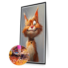 Load image into Gallery viewer, Diamond Painting - Full Square - Winking Cat (40*70CM)