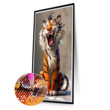 Load image into Gallery viewer, Diamond Painting - Full Square - Yawning Tiger (40*70CM)