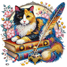 Load image into Gallery viewer, Diamond Painting - Partial Special Shaped - Cat (30*30CM)