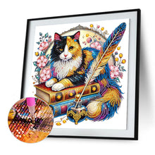 Load image into Gallery viewer, Diamond Painting - Partial Special Shaped - Cat (30*30CM)
