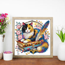 Load image into Gallery viewer, Diamond Painting - Partial Special Shaped - Cat (30*30CM)