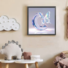 Load image into Gallery viewer, Diamond Painting - Full Round - Crystal Butterfly Letter C (30*30CM)