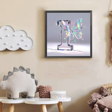 Load image into Gallery viewer, Diamond Painting - Full Round - Crystal Butterfly Letter I (30*30CM)