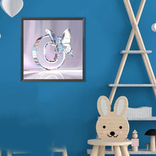 Load image into Gallery viewer, Diamond Painting - Full Round - Crystal Butterfly Letter O (30*30CM)
