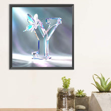 Load image into Gallery viewer, Diamond Painting - Full Round - Crystal Butterfly Letter Y (30*30CM)